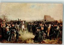 Breslau Wroclaw sign. Scholtz, Julius Aufruf von König Friedrich Wilhelm III an sein Volk 1813 Ausstellung zur Jahrhundertfeier der Befreiungskriege Amtliche Karte Nr. 6 Befreiungskrieg 1789-1815 1913 Künstlerkarte