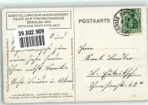 Breslau Wroclaw sign. Scholtz, Julius Aufruf von König Friedrich Wilhelm III an sein Volk 1813 Ausstellung zur Jahrhundertfeier der Befreiungskriege Amtliche Karte Nr. 6 Befreiungskrieg 1789-1815 1913 Künstlerkarte
