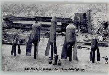 Diverse französische Minenblindgänger Artillerie WK I