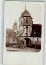 74214 W7109 Schöntal , Jagst 1909 - Kloster Eingang Ort handschriftlich