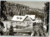 76596 W7564 Hundsbach , Baden - Winter Gasthaus Pension zur Forelle