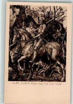Ritter trotz Tod und Teufel Dürer, A. Künstlerkarte