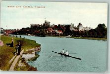 Windsor Berkshire Zweier Ruderboot River and Castle Rudern