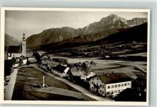 83454 W8233 Anger b Bad Reichenhall Foto AK Kirche Dorfplatz