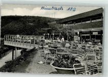 52396 W5169 Schwammenauel Foto AK Gasthaus Rurtalsperre