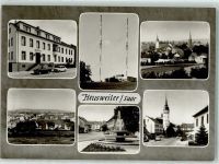 66265 W6601 Heusweiler Foto AK Rathaus Sendeanlage Auto