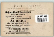 Paris Frau Werbung Cafe Bar Albert Reutlinger (Paris)