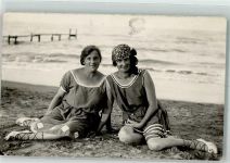 Frauen Bademode Privatfoto AK