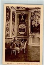 95444 W8580 Bayreuth Foto AK Schloss Eremitage Musikzimmer