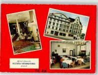 23552 W2400 Lübeck Werbe AK Hotel Victoria International