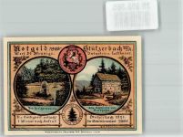 98714 O6316 Stützerbach 1921 Notgeldschein 50 Pfennig Brausejahre
