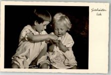 Nr. 3060 Kinder Geschwisterliebe NPG Foto AK