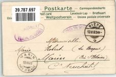 Maiglöckchen 1903 Lithographie / Künstlerkarte