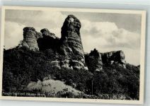 52396 W5169 Heimbach , Eifel Foto AK Felsenpartie Hausen