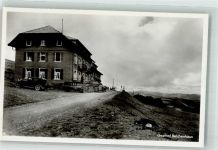 79677 W7869 Belchen im Schwarzwald Foto AK Oldtimer vor dem Gasthaus Hotel Belchenhaus