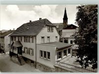 64711 W6124 Beerfelden , Odenw Foto AK Jugendherberge Kirche