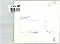 36129 W6412 Gersfeld Rhön FOTO KEINE AK Kurhotel Schach Ort handschriftlich Foto Original aus Archiv eines Ansichtskartenverlags