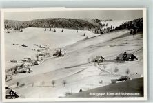 79674 W7868 Todtnauberg Foto AK Rütte Stübenwasen Winter