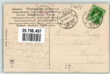 mit Echtstoffaplikation Nur Du allein ASB Nr.219 Rose 1903 Prägedruck