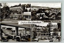 65307 W6208 Bad Schwalbach 1964 Foto AK Hotel Cafe