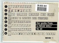 45657 W4350 Recklinghausen , Westf 1987 Ganzsache Denkmal Große Liegende
