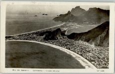 Rio de Janeiro 1931 Foto AK Copacabana Fliegeraufnahme