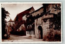74523 W7170 Schwäbisch Hall Foto AK Crailsheimer Tor