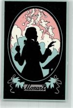 Engel Scherenschnitt B.K.W.I. Nr.425-2 Mozart, W. A.