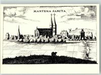 46509 W4232 Xanten - Kirche Stich auf AK