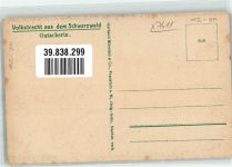 W7625 Gutach Schwarzwaldbahn Frau Trachten Schwarzwald