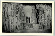 Bombay Mumbai Foto AK Denkmal Kanheri Caves