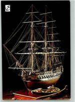 Barcelona Modell Dreimaster Maritimes Museum Segelschiff