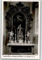 88677 W7778 Markdorf , Baden 1955 Foto AK Stadtpfarrkirche Altar Notopfer Marke Berlin