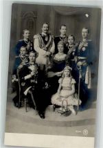 Familienfoto Rotophot 9584 Adel Kaiser Wilhelm II