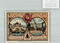 98714 O6316 Stützerbach 1921 Notgeldschein 50 Pfennig Brausejahre