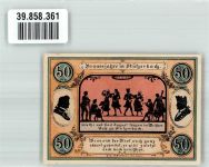 98714 O6316 Stützerbach 1921 Notgeldschein 50 Pfennig Brausejahre