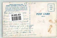 United States Naval Ship General Alexander M. Patch Marine 1956 Gebrauchsspuren