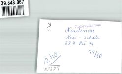 74861 W6956 Neudenau FOTO KEINE AK Schule Ort handschriftlich Foto Original aus Archiv eines Ansichtskartenverlags