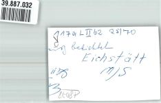 85072 W8078 Eichstätt , Bay FOTO KEINE AK Ort handschrfitlich Foto Original aus Archiv eines Ansichtskartenverlags