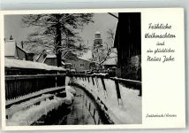 36341 W6420 Lauterbach Hessen Gebrauchsspuren Weihnachten Neujahr Winter