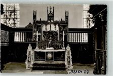 27472 W2190 Altenbruch Foto AK Nikolai- Kirche Altar
