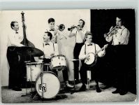 Rainy City Stompers Schlagzeug Banjo Trompete Kontrabass Musikgruppe
