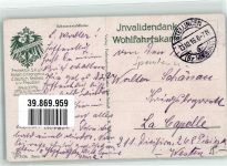 Invalidendank Wohlfahrtskarte F.Ph.G. 3126 Serie 66 Schwarzwaldhaus 1916