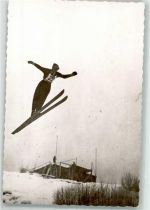 Mittelberg , Kleinwalsertal Skispringer Ort handschriftlich Ski FOTO KEINE AK