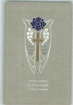 Glückwunsch Jugendstil Konfirmation Prägedruck