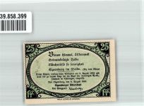 98716 O6303 Elgersburg 1921 Notgeldschein 25 Pfennige der Elgersburger Ritterschaft