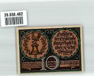 98714 O6316 Stützerbach 1921 Notgeldschein 10 Pfennig Gutschein Anfertigung einer Retorte