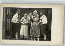 Tracht Karneval Privatfoto AK