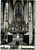 97941 W6972 Tauberbischofsheim Foto AK Kath. Kirche Hochaltar