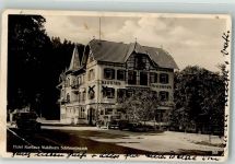 72270 W7292 Schönmünzach Gebrauchsspuren Hotel Kurhaus Waldhorn